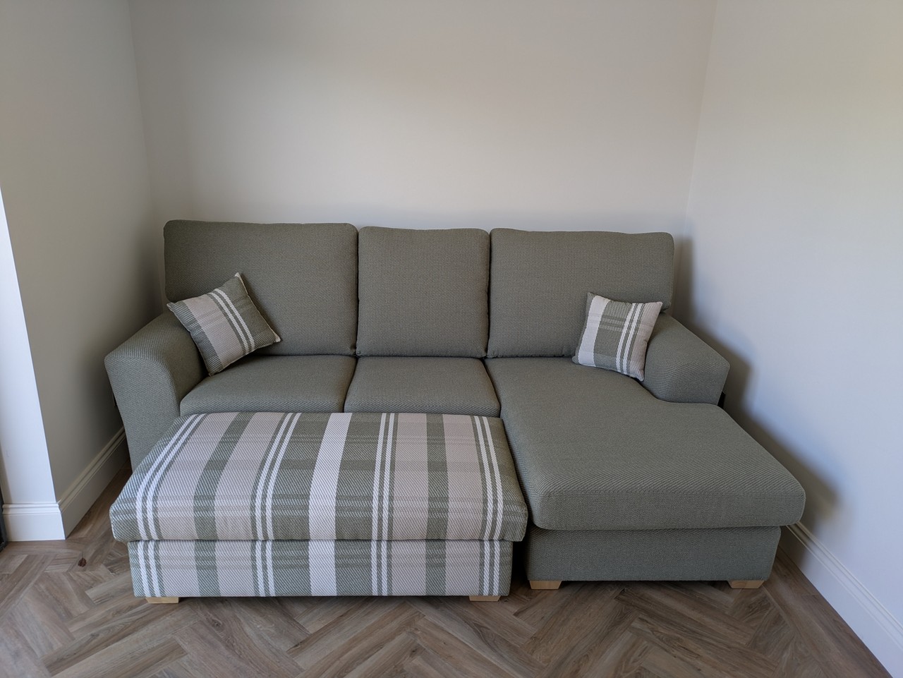 An Archer’s chaise arrangement with space to stretch out